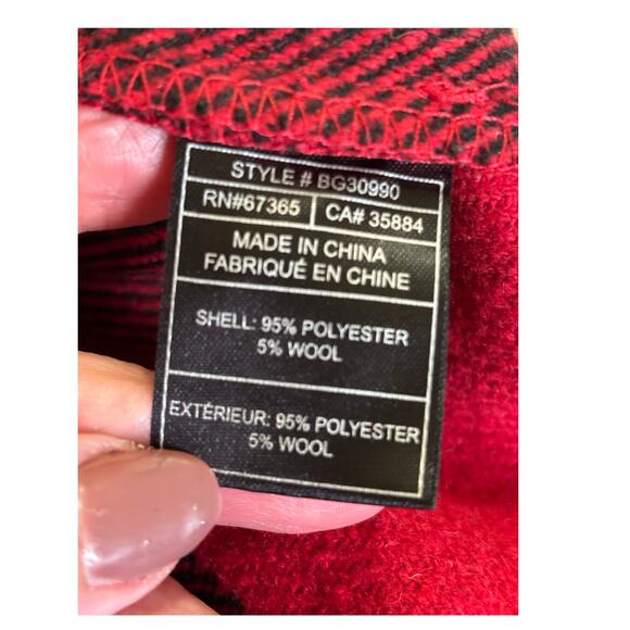 BB Dakota Buffalo plaid shirt Jacket, shacket, layering, cabincore, thick, cozy - Picture 6 of 6